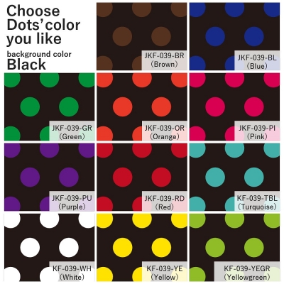 Flamenco Fabric / Dots / Black / JKF-039