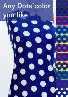 Flamenco Fabric / Dots / Blue / JKF-041
