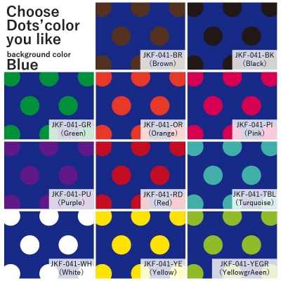 Flamenco Fabric / Dots / Blue / JKF-041