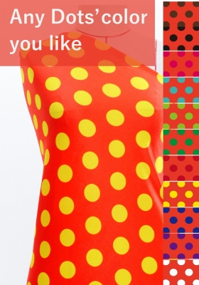 Flamenco Fabric / Dots / Orange / JKF-045