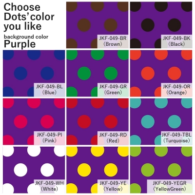 Flamenco Fabric / Dots / Purple / JKF-049