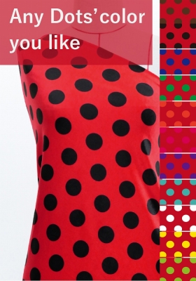 Flamenco Fabric / Dots / Red / JKF-051