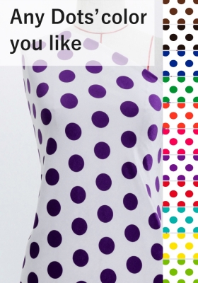 Flamenco Fabric / Dots / White / JKF-055