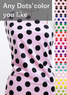 Flamenco Fabric / Dots / Pale Pink / JKF-109