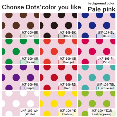 Flamenco Fabric / Dots / Pale Pink / JKF-109