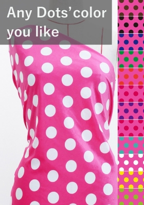 Flamenco Fabric / Dots / Cherry Pink / JKF-115