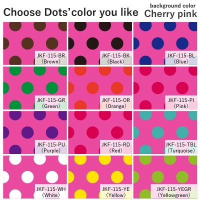 Flamenco Fabric / Dots / Cherry Pink / JKF-115
