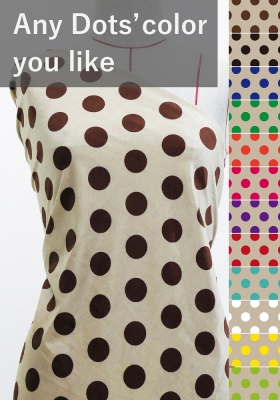 Flamenco Fabric / Dots / Beige / JKF-121