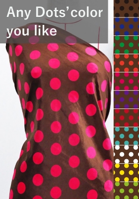 Flamenco Fabric / Dots / Brown / JKF-123