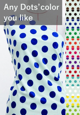 Flamenco Fabric / Dots / Ice Blue / JKF-125