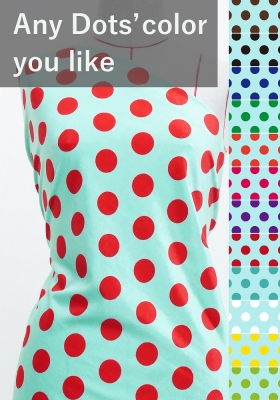 Flamenco Fabric / Dots / Light Cyan / JKF-127