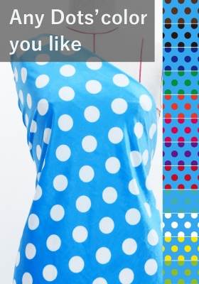 Flamenco Fabric / Dots / Sky Blue / JKF-131
