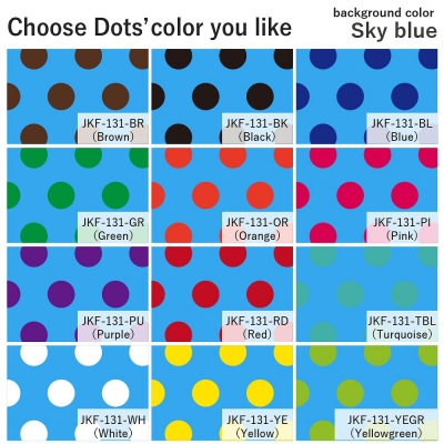 Flamenco Fabric / Dots / Sky Blue / JKF-131