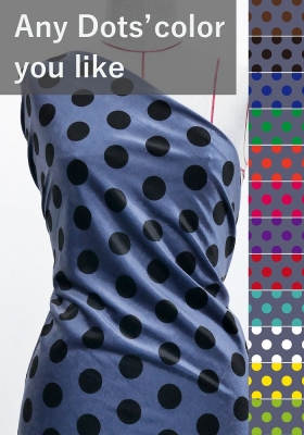 Flamenco Fabric / Dots / Purplish Gray / JKF-133