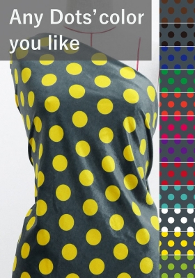 Flamenco Fabric / Dots / Dark Grayish Blue / JKF-135