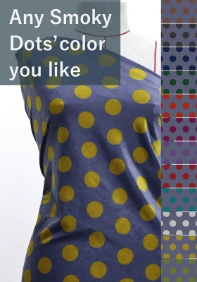 Flamenco Fabric / Smoky Dots / Purplish Gray / JKF-149