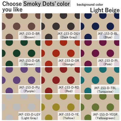 Flamenco Fabric / Smoky Dots / Light Beige / JKF-153