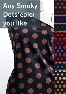 Flamenco Fabric / Smoky Dots / Dark Purple / JKF-155