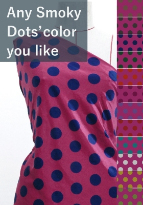 Flamenco Fabric / Smoky Dots / Wine / JKF-157