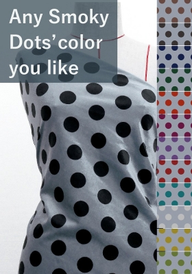 Flamenco Fabric / Smoky Dots / Gray / JKF-159