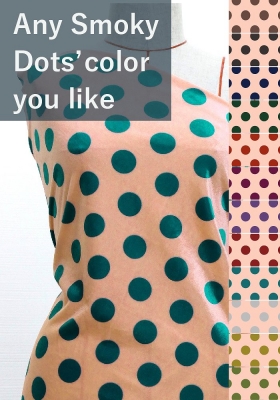 Flamenco Fabric / Smoky Dots / Light Salmon / JKF-169