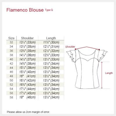 Flamenco Blouse & Skirt / Rose / G2449grrd