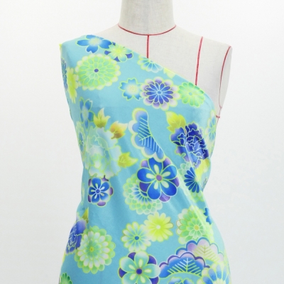 Japan Fabric / Chrysanthemum, Peony & Pine / JWA-001-LBL