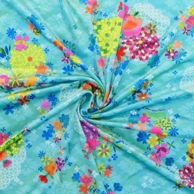 Japan Fabric / Chrysanthemum, Plum Blossom & Cherry Blossom / JWA-005-LBL