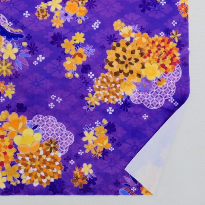 Japan Fabric / Chrysanthemum, Plum Blossom & Cherry Blossom / JWA-005-PU