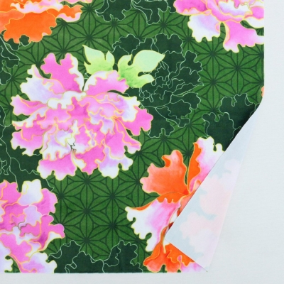 Japan Fabric / Peony / JWA-007-GR