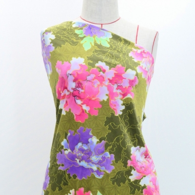 Japan Fabric / Peony / JWA-007-KA