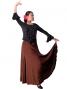 Flamenco Skirts with Multi Panels / Brown / G1169