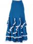 Flamenco Blouse & Skirt with Lace Flounces and Ruffles / Two-piece / Blue / G1784bl