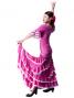 Flamenco Ruffles Skirt with Lace/ Pink / G1782pi