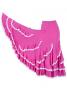 Flamenco Ruffles Skirt with Lace/ Pink / G1782pi