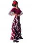 Flamenco Ruffles Skirt with Lace/ Wine / G1782wi