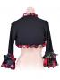 Flamenco Bolero with Rose Frills / Black / G1876b