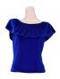 Flamenco Blouse & Skirt Two-piece with Velvet / Two-piece / Royal Blue / G1906rbb