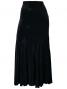 Flamenco Blouse & Skirt Two-piece with Velvet / Two-piece / Black / G1906bb