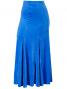 Flamenco Blouse & Skirt Two-piece with Velvet / Two-piece / Blue / G1906blb