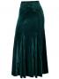 Flamenco Blouse & Skirt Two-piece with Velvet / Two-piece / Green / G1906gb