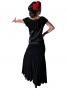 Flamenco Blouse & Skirt Two-piece with Velvet / Two-piece / Black / G1906bb