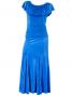 Flamenco Blouse & Skirt Two-piece with Velvet / Two-piece / Blue / G1906blb