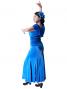 Flamenco Blouse & Skirt Two-piece with Velvet / Two-piece / Blue / G1906blb