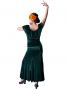 Flamenco Blouse & Skirt Two-piece with Velvet / Two-piece / Green / G1906gb