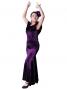 Flamenco Blouse & Skirt Two-piece with Velvet / Two-piece / Purple / G1906pb
