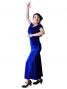 Flamenco Blouse & Skirt Two-piece with Velvet / Two-piece / Royal Blue / G1906rbb