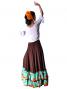 Flamenco Polka Dots Skirt with 4 Layers of Ruffles/ Brown / G2035br
