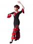 Flamenco Blouse & Skirt / Roses & Dots / Model Carla & Tecla / G2348bb