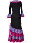 Flamenco Blouse & Skirt / Roses & Dots / Model Carla & Tecla / G2348bbl